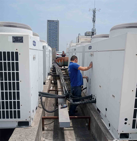 临桂中央空调制热和不制冷系统维修方法